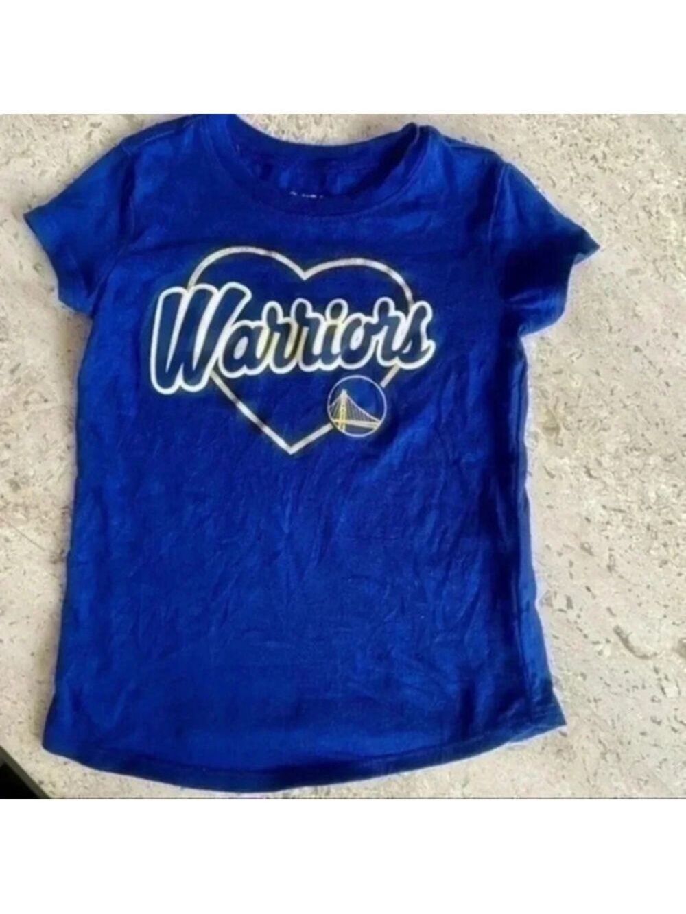 NBA Warriors Basketball Girls Shirt 2T